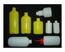 Б/у пресс-формы для производства из пластмассы флаконов, пузырьков, бутылок