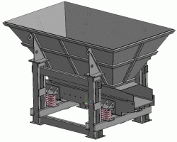 Питатель вибрационный АПВ-08 (агрегат, на металлоконструкции)